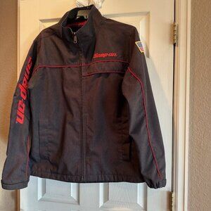 Snap‑On Men’s Large Jacket – Denim‑Like Look 100% Polyester Workwear Style